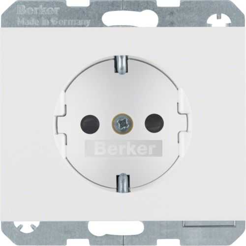 Berker 47357009 Steckdose SCHUKO mit erhöhtem Berührungsschutz K.1 polarweiß, glänzend Mesch Shop Berker 47357009 Steckdose SCHUKO mit erhöhtem Berührungsschutz K.1 polarweiß, glänzend Mesch Shop